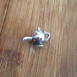8 sterling magic genie charms for jewelry making.